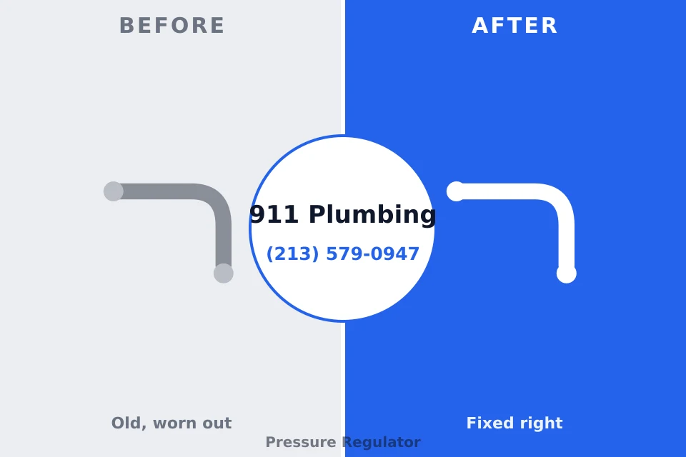 Before and after: plumbing repair Robie Creek, ID